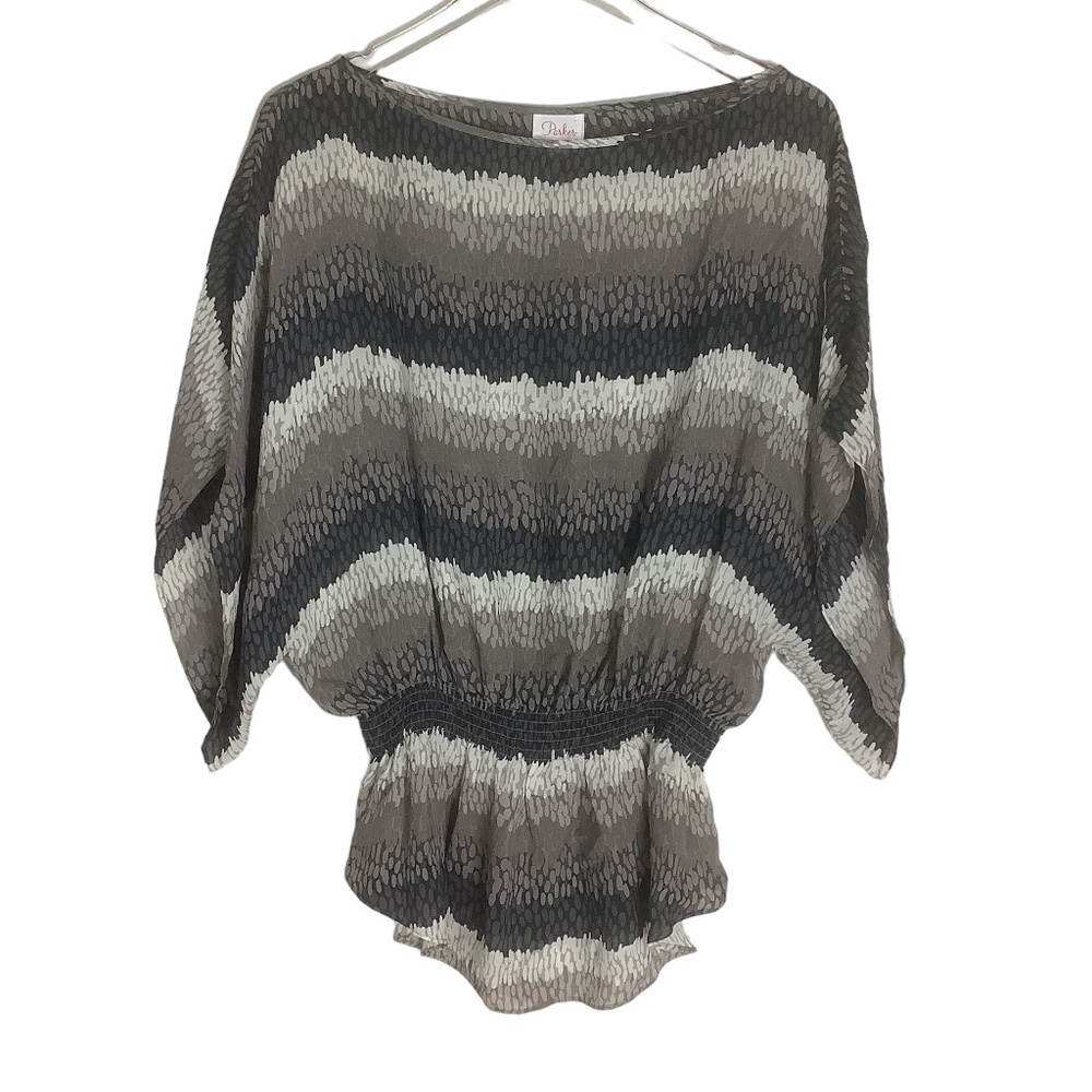 Parker 100% Silk Blouse‎ Large